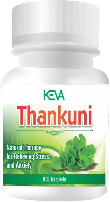 KEVA Keva Thankuni Tablet Beneficial to Relief Stress and Anxiety (Pack Of 1 (100 Tablets))