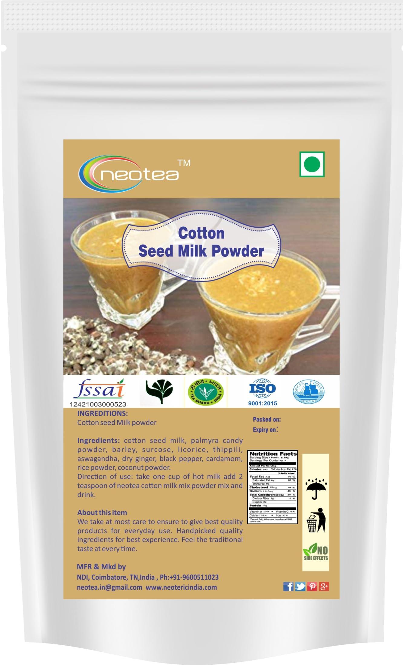 neotea Neotea Cotton Seed Milk Powder, Paruthi Paal, 500G