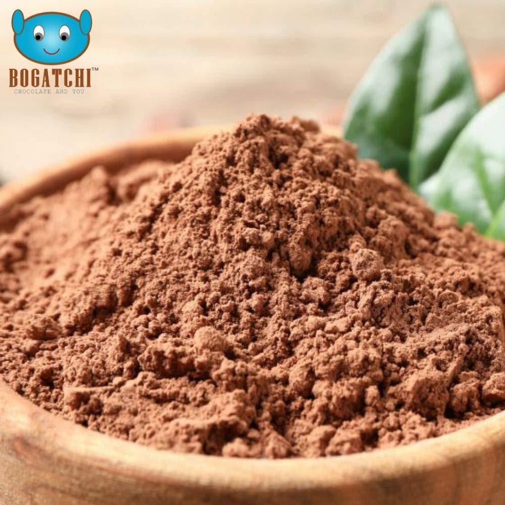 BOGATCHI BOGATCHI Single Origin and Natural , Cocoa Powder for Cake Making, Vegan |Raw | No Sugar| Gluten Free| Keto Chocolate, Dark Unsweetened Cocoa Powder, 200g , Free Measuring Spoon