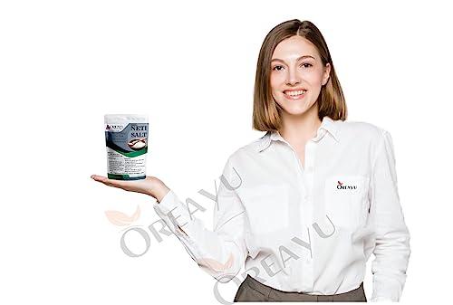 OREAYU OREAYU Neti Salt for Jal Neti with jala neti pot 450g +450g with neti pot