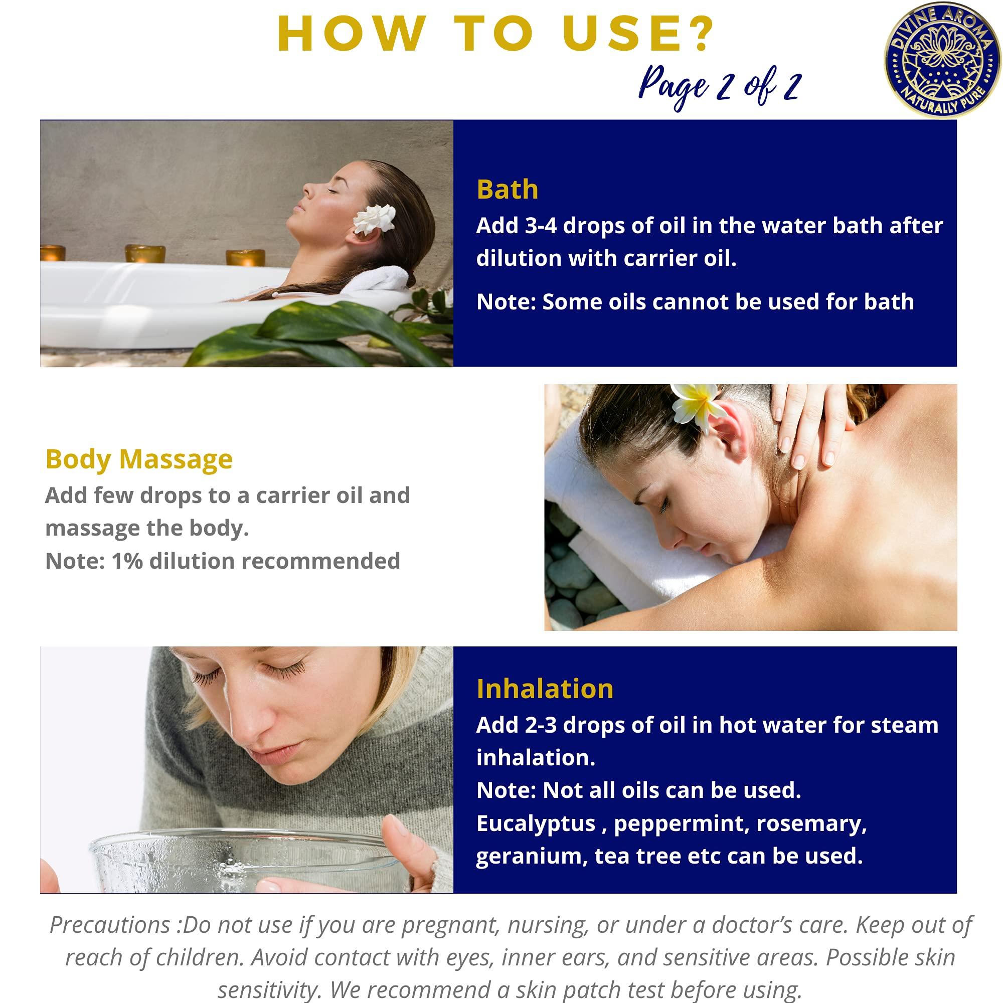 DIVINE AROMA Divine Aroma Hangover Relief 100% Pure & Natural Essential Oil Blend By Divine Aroma For Hangover Relief, Relaxation, Diffuser, Home Fragrance & Hotels