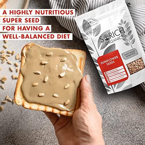 Sorich Organics Sorich Organics Healthy Combo of Chia, Pumpkin, Sunflower, Flax and Quinoa Seeds for Eating - 1050 Gm - Healthy Breakfast | All Edible Seeds Combo Pack |Ready to Eat Snacks | Gluten Free