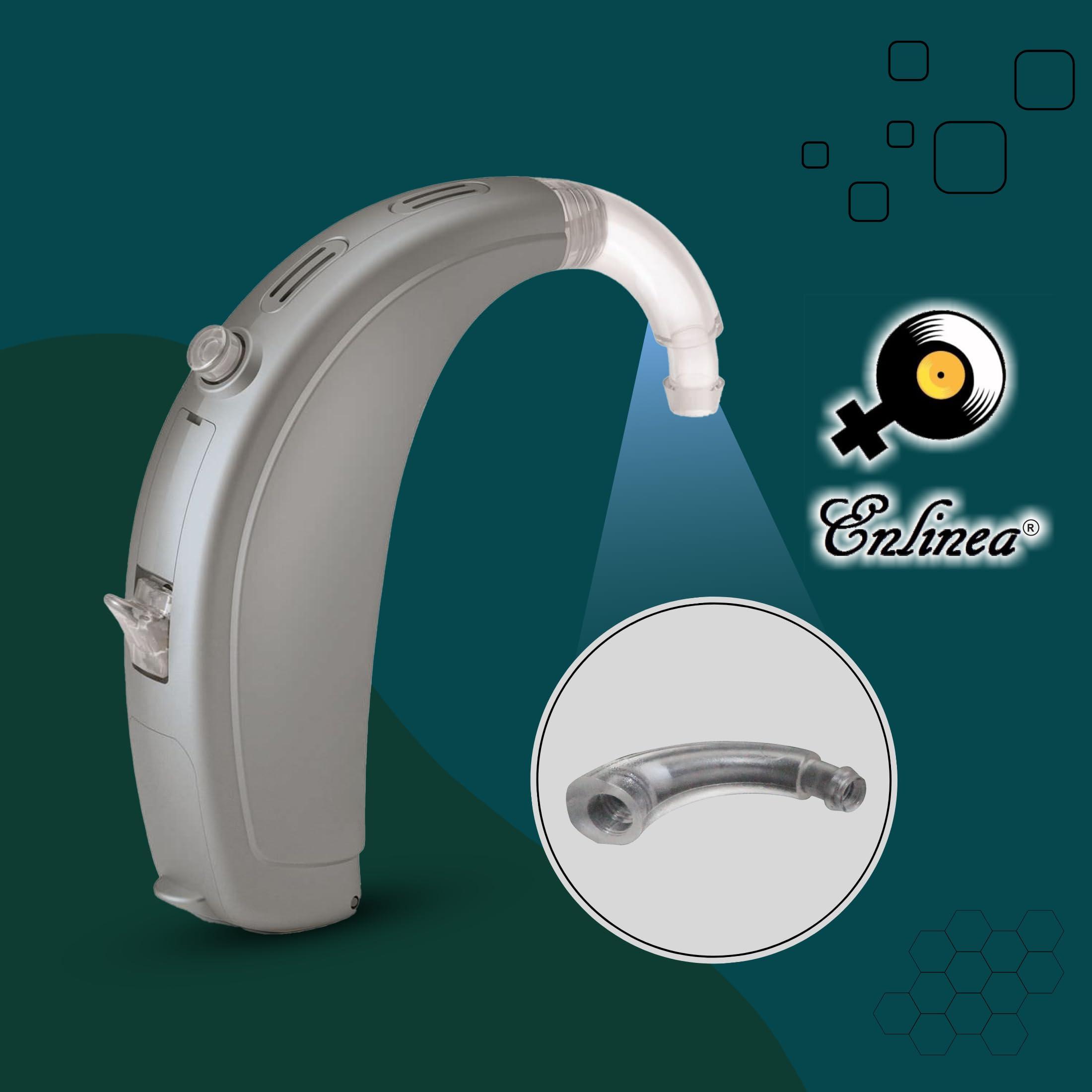 Enlinea ENLINEA Replacement Ear Hook for Phonak Nada P70-PR BTE || Hearing Devices Replacement Accessories | Easy Install | Durable ABS Material| Anti-Howling Ear Hook