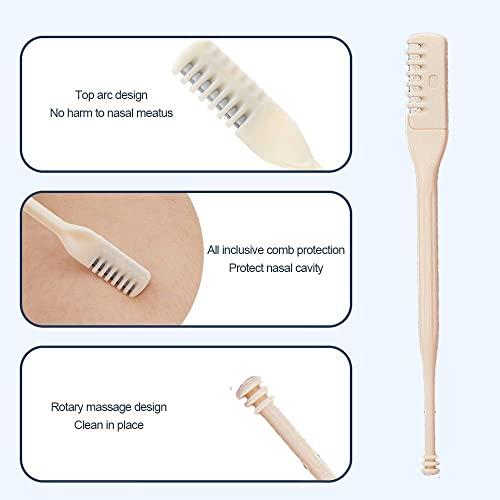 ZOTIMO ZOTIMO 2 Pcs Universal Best Manual Nasal Hair Remover - Small Nose and Ear Hair Trimmer for Men and Women - Painless Cutter, Clipper, Trimmers, Knife - Not a Machine