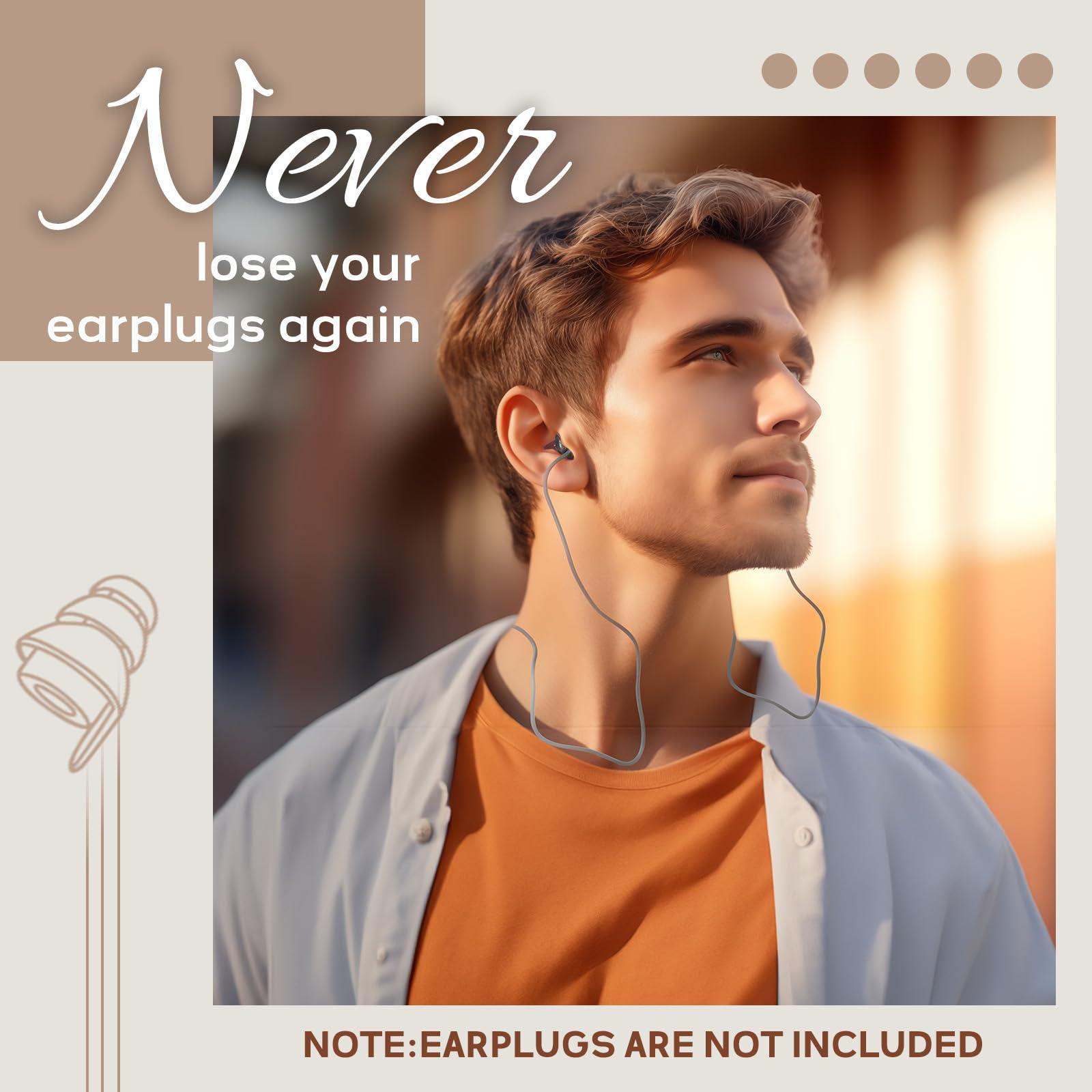 Hearprotek [2 Pairs] Hearprotek Earplugs Connector Cord