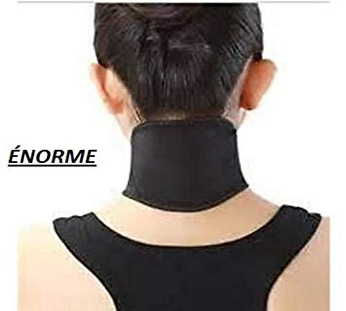 ÉNORME Énorme Neck Brace, Neck Guard Self-Heating Warm Neck Support Adjustable Magnetic Therapy Wrap Protect Belt Pack Of 2