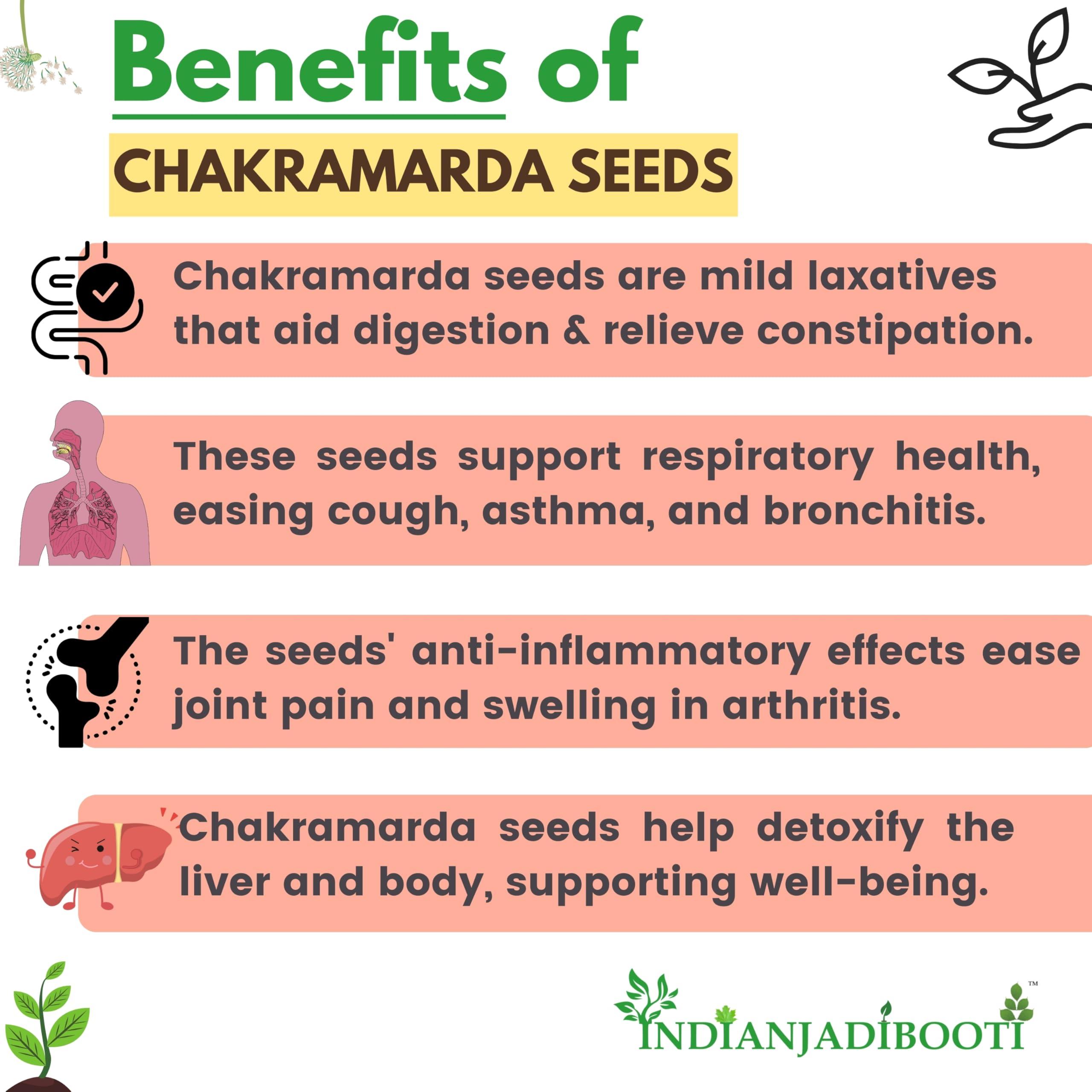 IndianJadiBooti IndianJadiBooti Puwar Cassia Tora Chakramarda Seeds, 400 Grams Pack