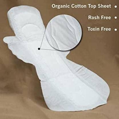 DAES DAES Organic Cotton sanitary Pad | combo pack | 12 Heavy flow pads + 25 panty |Toxin-Free | Unscented | Ultra thin | Ultra soft | Vegan | Leakproof and Rash-Free | Super-Absorbent