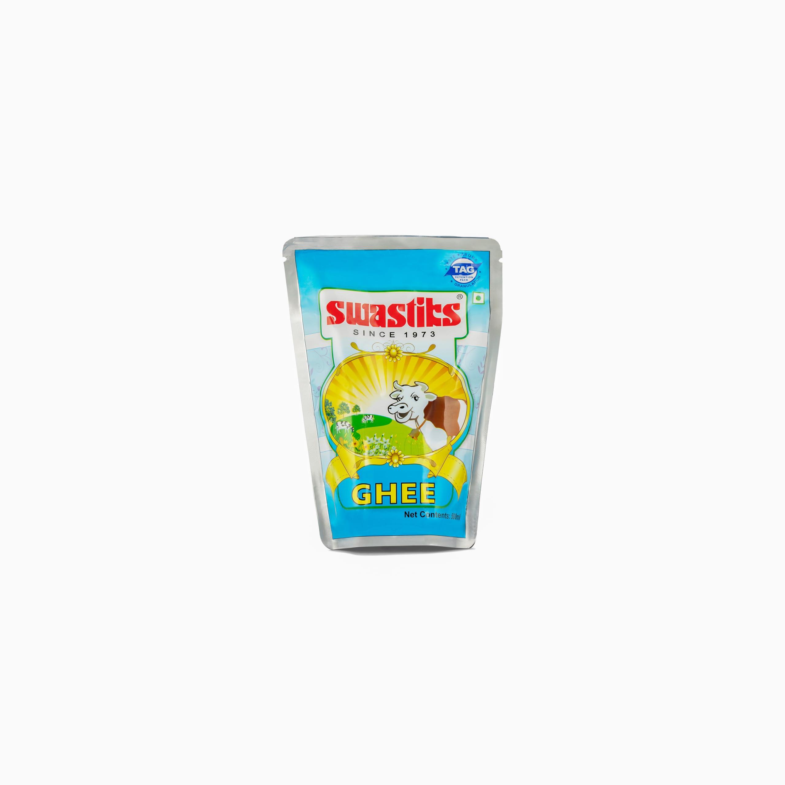 SWASTIKS Swastiks Cow Ghee 500ml Pouch
