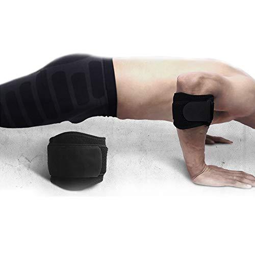 FAVIO FAVIO Tennis Elbow Support with Pressure Point -for Elbow Pain due to Sports, Computer, Gym, Strain, Tear- Black Universal Size