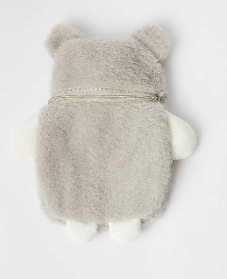 Onprix Onprix 500ml Cute Cartoon Plush Hot Water Bottle Hand Warmers Water Bag with Soft Fur Cover Hand Warmer Filled Explosion-proof Portable Hot Water Bags for Neck, Shoulder Pain and Hand Feet