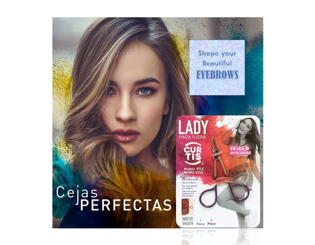 Curtis Best PROFESSIONAL Scissor TWEEZERS Great PRECISION for Facial Hair,Ingrown Hair,Fine Hair, Blackhead. PORTABLE, Silver & Purple Men/Women with EASY SCISSOR HANDLE Expert Tools Made in MEXICO (UPDATED