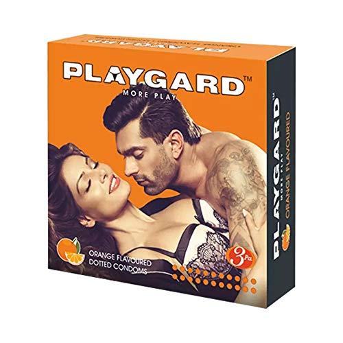Playgard Playgard Orange Flavoured - SUPER DOTTED Condoms 3's - Variety packs (6)