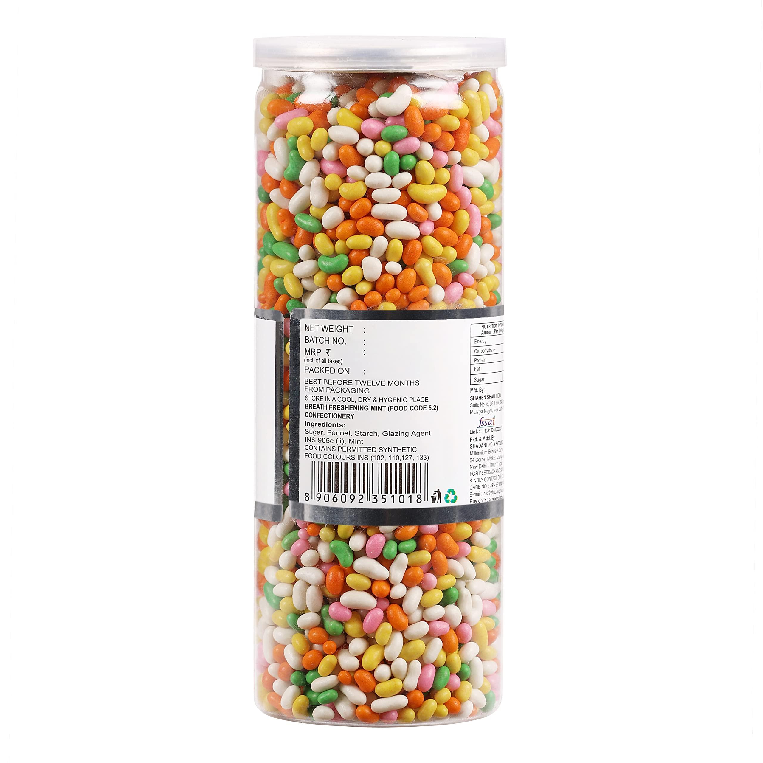 Shadani Shadani Sugar Coated Saunf Can 270g