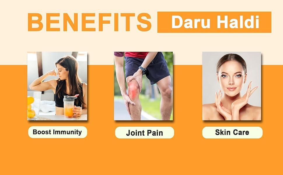 ORGANIC HERBS Organic Herbs Daruharidra Powder 200Gm (Drau Haldi/Berberis Aristata | Berberry Root) Supports Healthy Liver And Kidney Functions