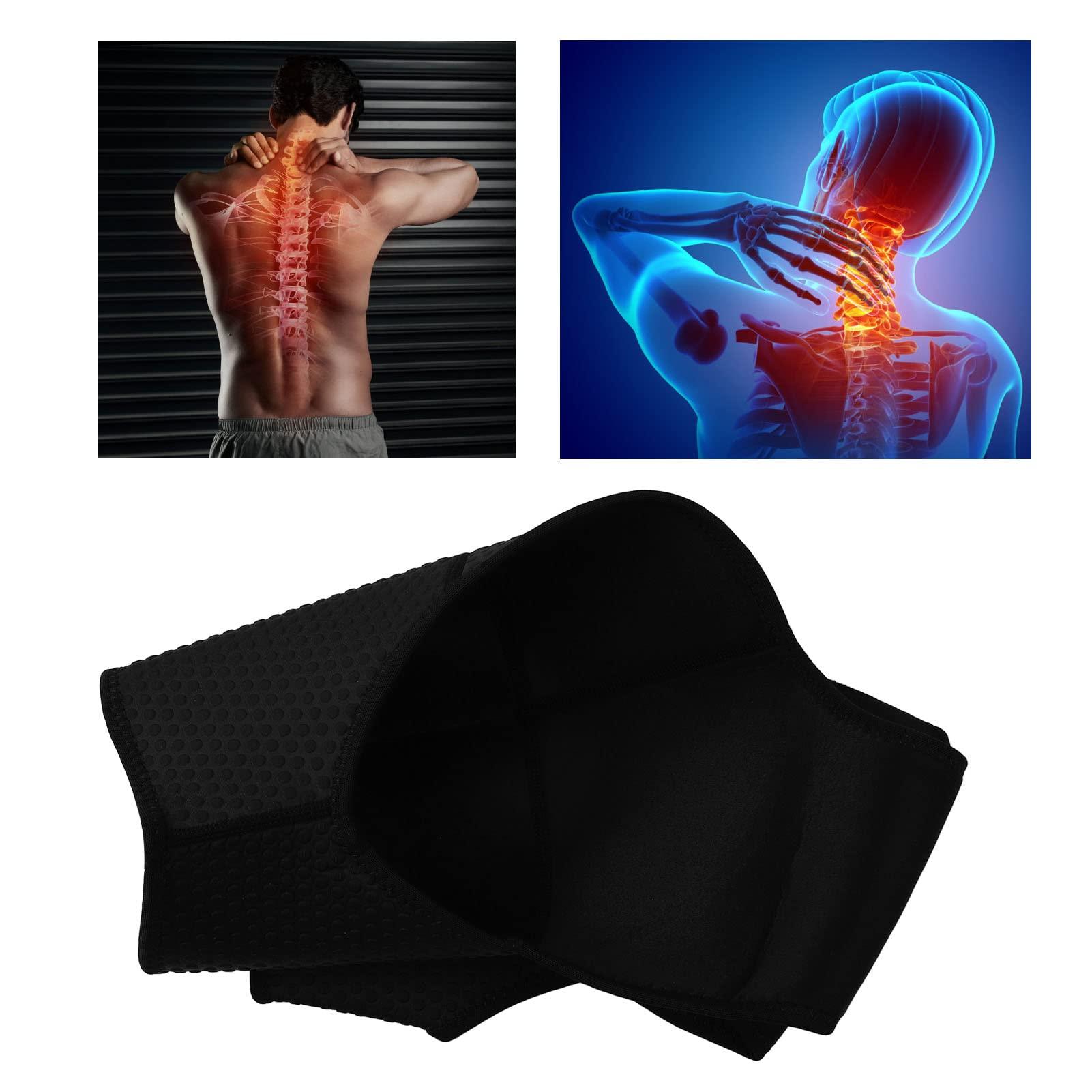 LJCM Double Shoulder Support, Breathable Soft and Comfortable Comprehensive Protection Shoulder Strap Brace Perfectly Fit for Shock Relief (L)