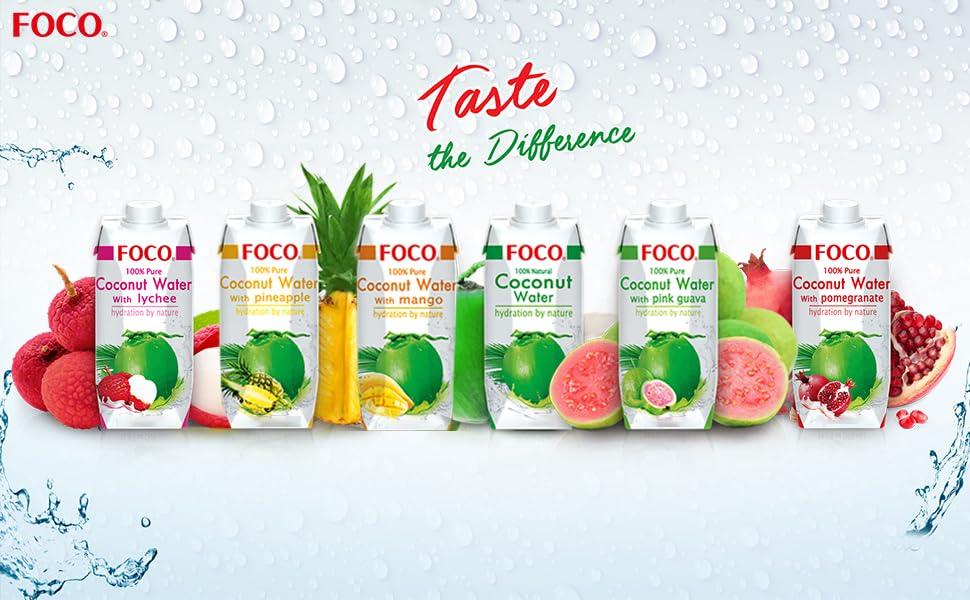 FOCO Foco Coconut Water, 330ml