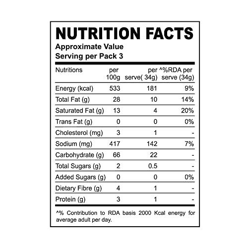 Tasty Nibbles Tasty Nibbles Kerala Crunchy Banana Chips 100g x 2 [Pack of 2, 200g]