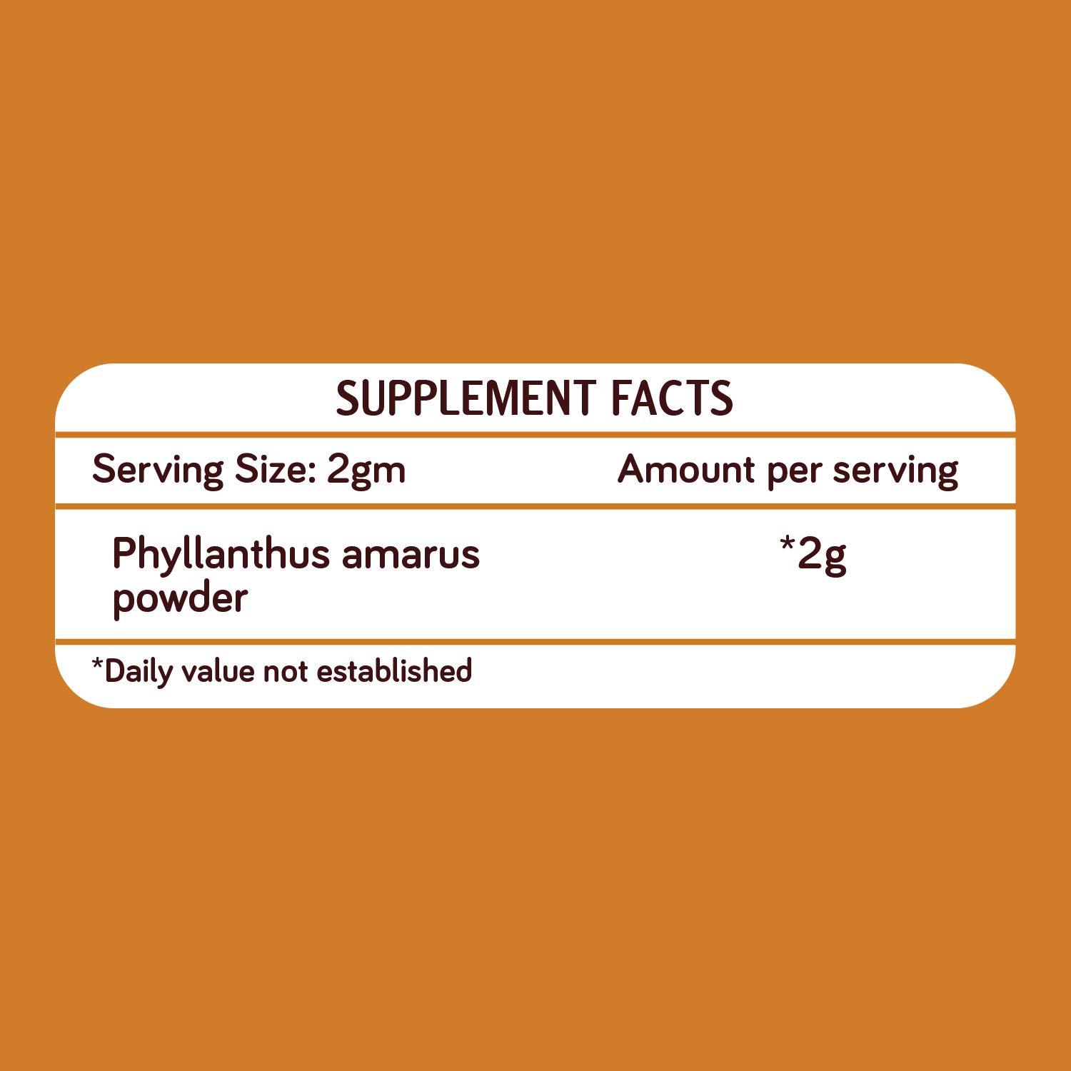 KILLI KILLI Keelanelli | Bhumyamalaki | Bhumi Amla | Phyllanthus amarus | Nela usiri Powder, 100g