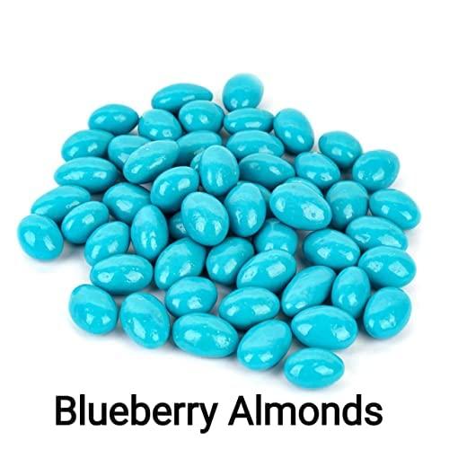 JEET by KSHS JEET by KSHS Chocolate Coated Solid Form Almonds In Pista Flavour & Blueberry Flavour 250gm Each, Pack of 2, Total Weight 500grms