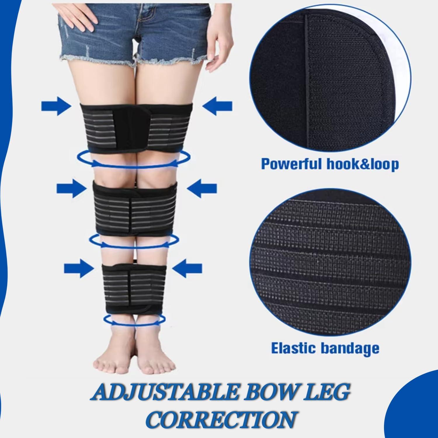 Lexotho Lexotho bow leg correction belt for men o/x type women leg corrector o/x type leg correction support strap brace bandage Correction Brace Belt (Large)