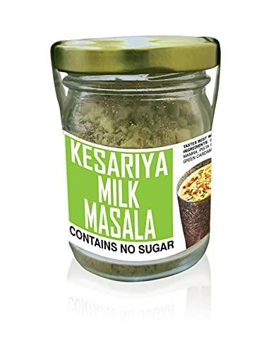 365 STORE TO DOOR 365 STORE TO DOOR Kesar Milk Masala, 100 gm | Premium Artistically Crafted Kesariya Doodh Masala | Real Dry Fruits and Saffron (Kesar) | No Added Sugar, Preservatives | 100 % Pure - Pack of 2