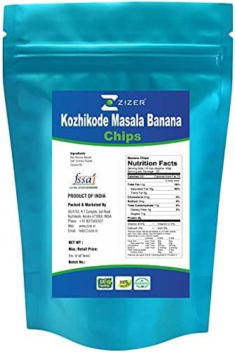 Zizer Zizer Kozhikoden Kerala Masala Banana Chips (500g)