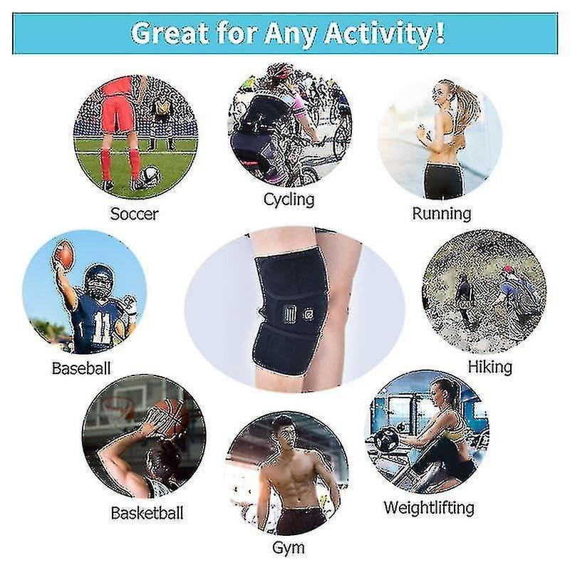 Flipco Flipco Knee Heating Pad for Arthritis Pain Relief, Electric Heat Knee Support with 3 Temperature Control Thermal Therapy for Joint Soreness, Swelling, Cramps, Rheumatism