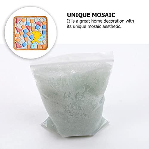 HEALLILY 1 Set DIY Mosaic Coasters Kit Handmade Art Kit Craft Material Supplies