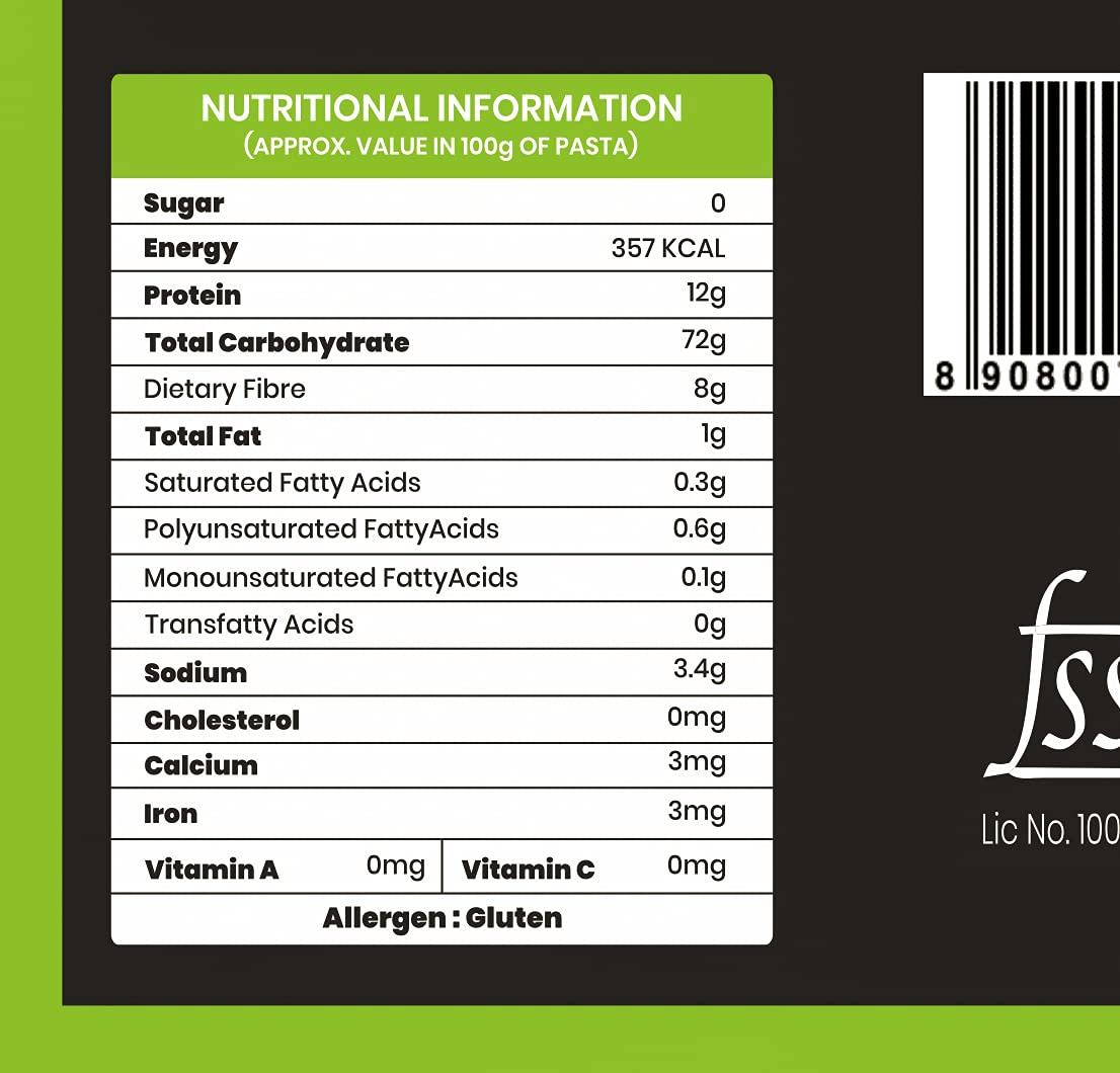 Finosta Finosta Whole Wheat Penne Pasta, 500gm with Chifferi Rigati Pasta 500 Gram , Combo Pack