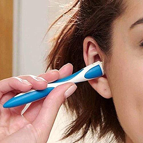 ascetic Ascetic ABS and Silicone Smart Soft Spiral Swab Easy Earwax Removal Ear Cleaner (White)