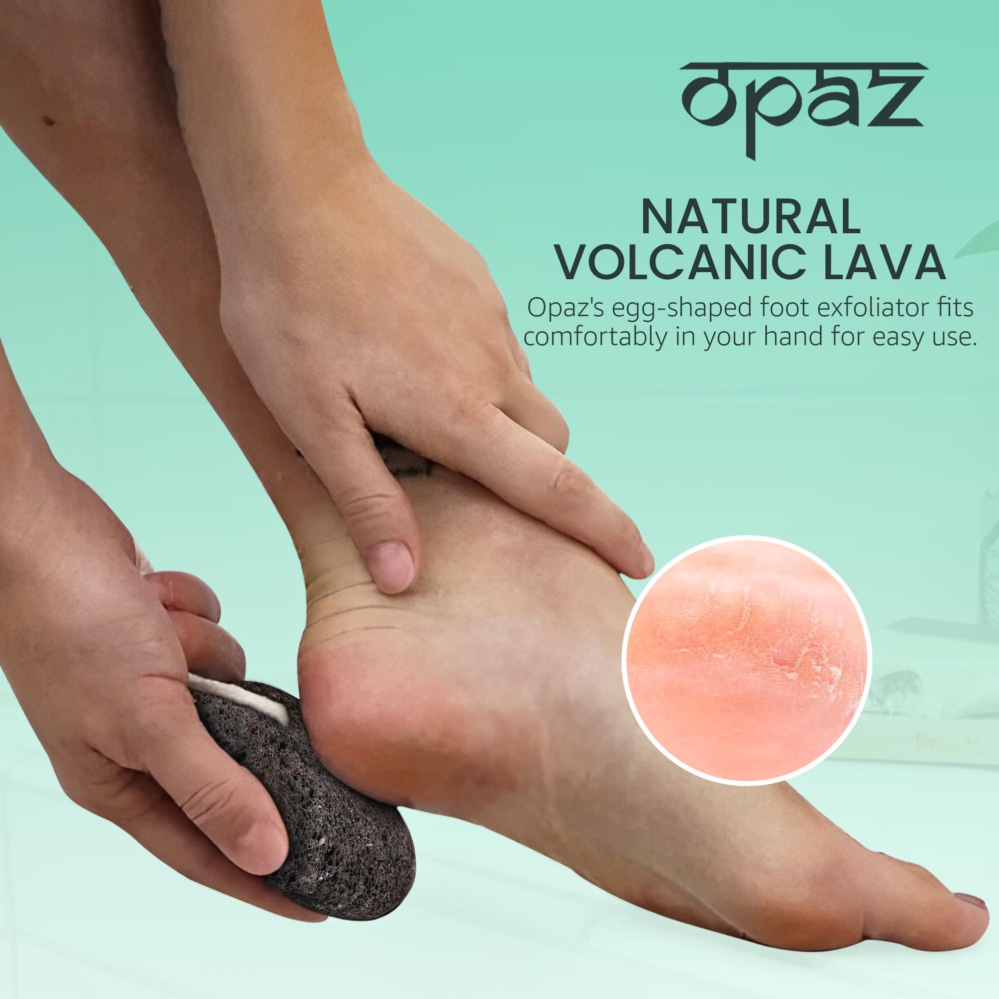 OPAZ Opaz Pumice 2 pack Natural Earth Lava Stone Pedicure kit Tool Hard Skin Callus Remover for Feet and Hands