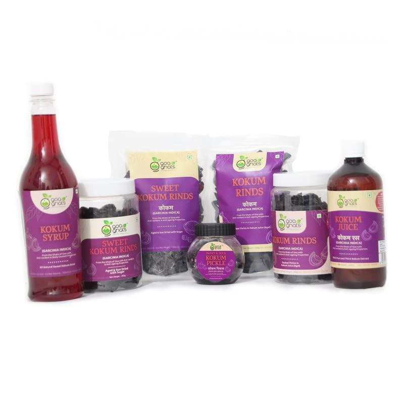 Goa Ghats Goa Ghats Kokum Juice 500ml Kokum, (Garcinia Indica) Brinda Kudampuli, Kokum Juice