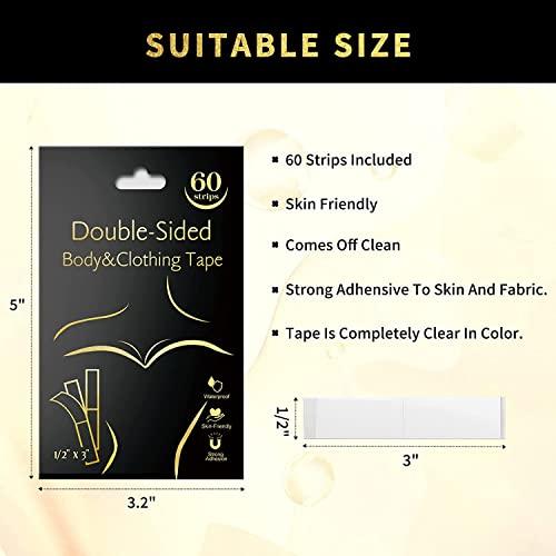 UCRAVO UCRAVO Boob Tape, body tape for women Boobytape for Breast Lift | Brace Lift & Contour of Breasts Sticky Body Tape (72 Febric tape)