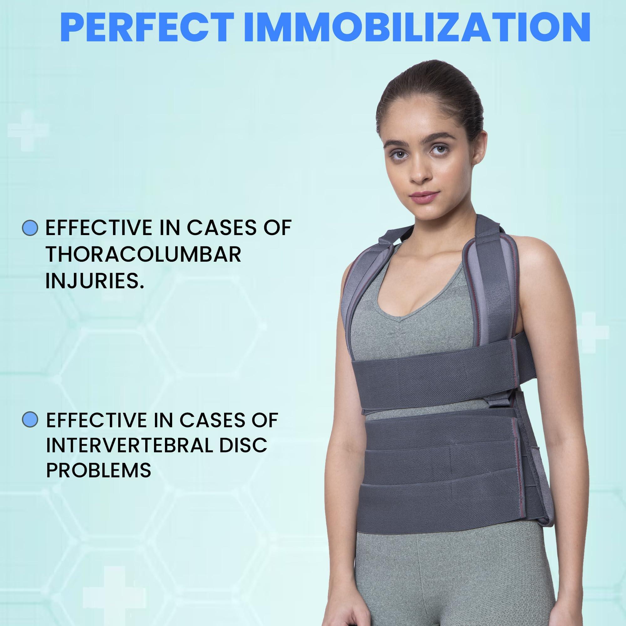 PRO HEALTHCARE PRO HEALTHCARE Cotton Dorso Lumbar Spinal Brace Posture Corrector(Taylor Brace), Back Support For Stability & Immobilisation, Post Spine(Universal),Universal Size