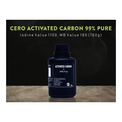 CERO CERO Activated Carbon 99% Pure, Iodine Value 1100, MB Value 180 (100g)