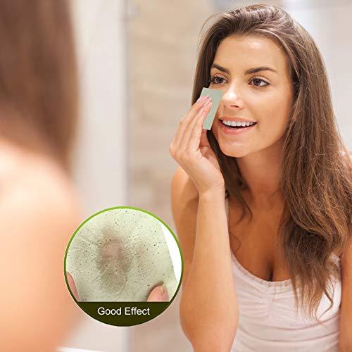 Layfoo 100 Sheets Facial Absorbent Paper Absorbing Sheets Blotting Paper Bamboo Charcoal Control Tissues Paper(Rose red) -Layfoo