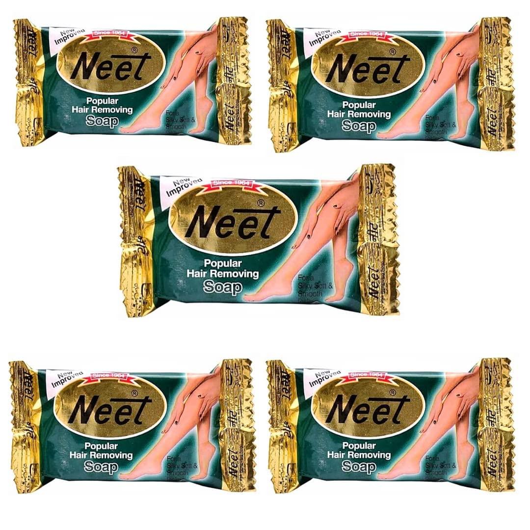 CUPID CHEMICAL Neet Popular Hair Removing Soap |All type Of skin | Enriched With Natural Glow | Pack Of- (5)