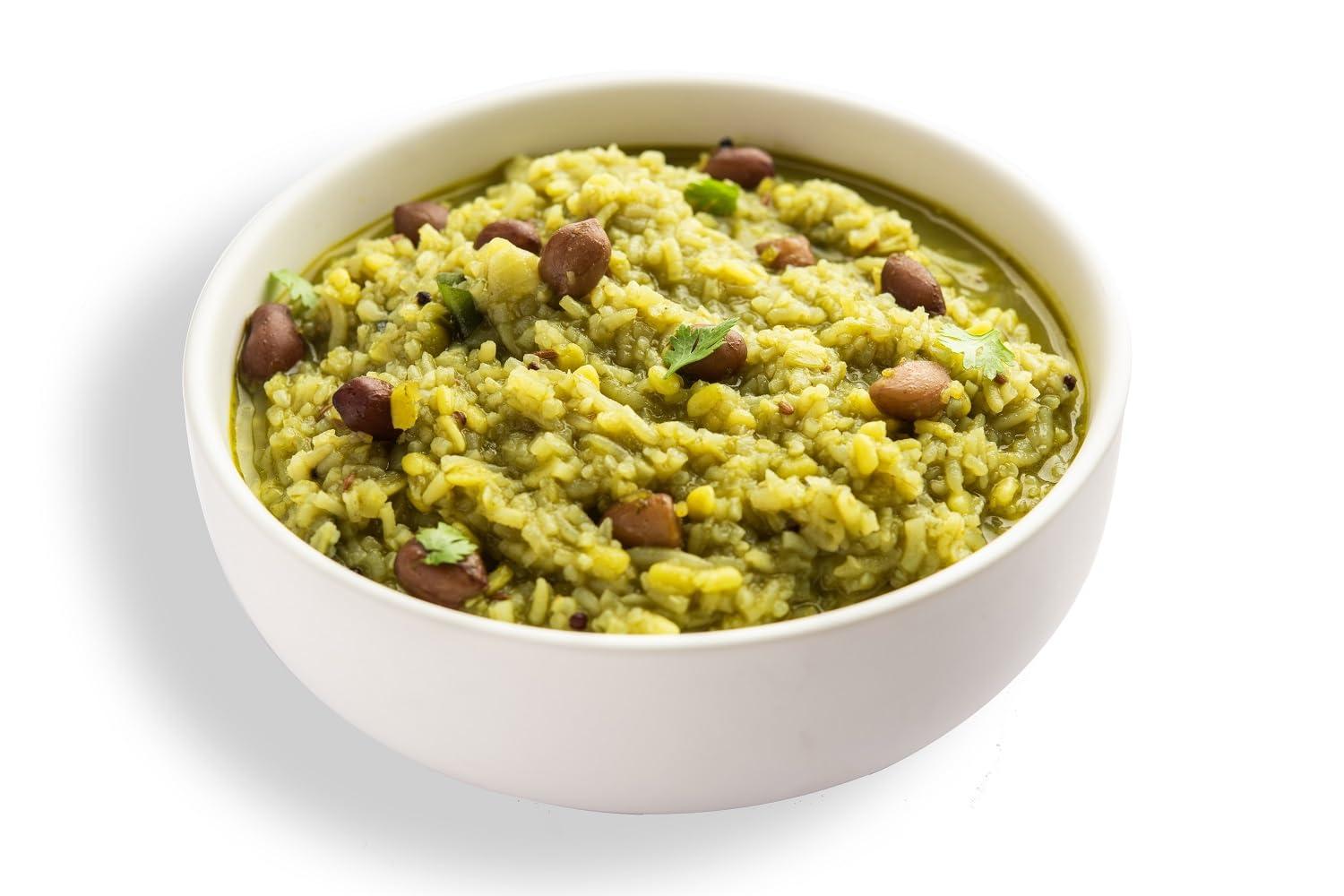 HAZBE HAZBE Noon Green Moong Dal Split/Chilka 1kg | Khichdi Special (Light Meal)