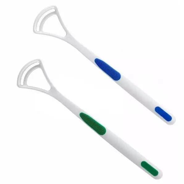 Vontor Oral Tongue Cleaner Brush Scraper 2 pcs Color May Vary