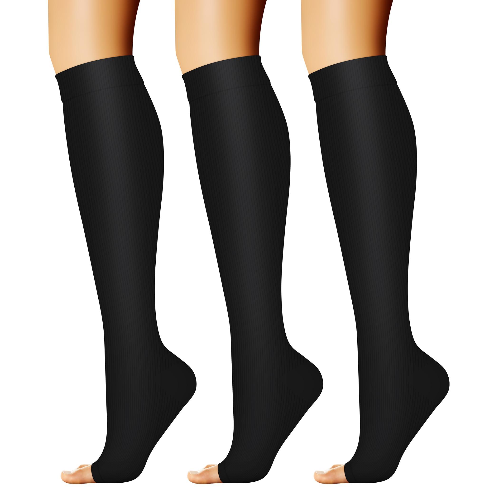 CHARMKING CHARMKING Compression Socks (3 Pairs) - 15-20 mmHg, Athletic Support for Running, Cycling, Travel - Boost Circulation and Performance