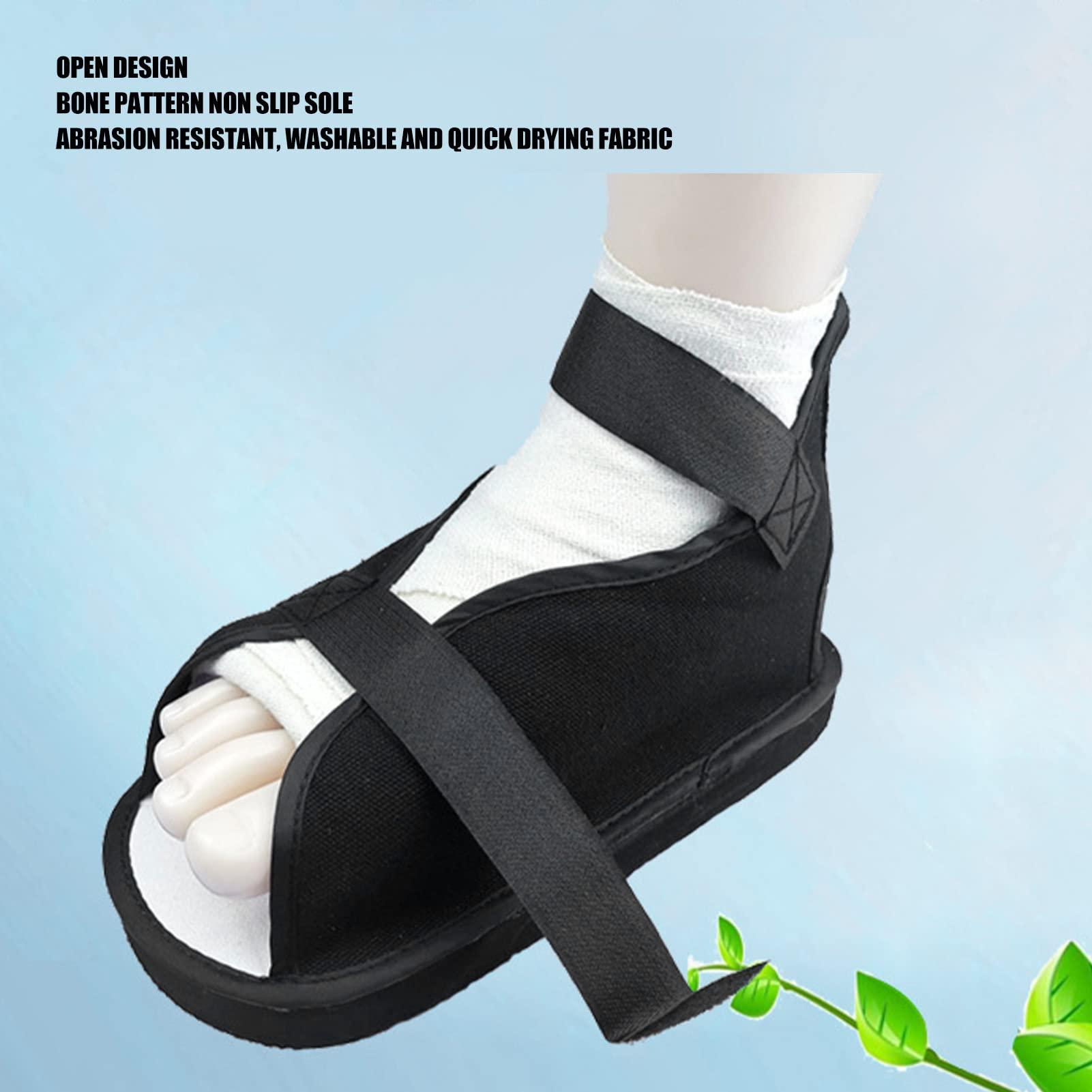 MXGZ Fracture Protective Shoe, Good Matching Easy To Wear Post Op Shoe Helpful Reducing Pain for Ankle Sprain (XL)