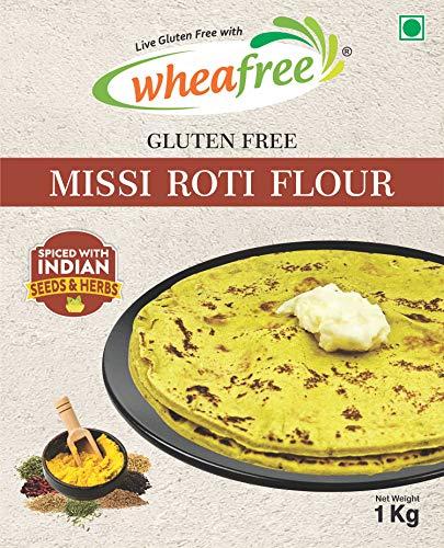wheafree Wheafree Gluten Free Combo Pack - Missi Roti Flour 1Kg + Gluten Free Multigrain Flour (1kg x 2) | High in Protein, Vitamins, Minerals and Micronutrients | 100% Gluten Free Veg Ingredients