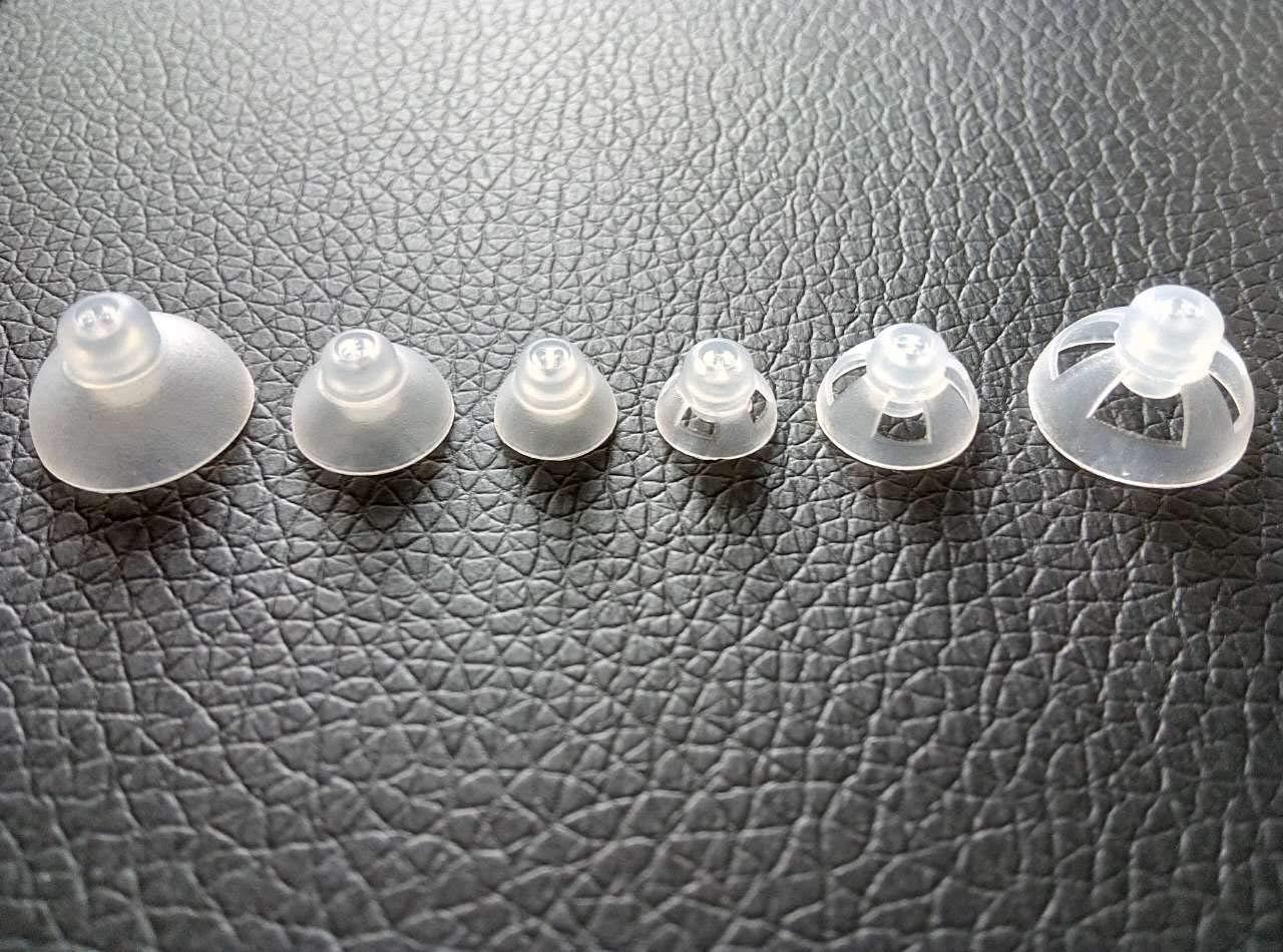 Jungle Care Jungle Care Hearing Aid Open & Closed Domes Set 6mm/9mm/12mm (6 Single Pieces) Comfortable PSAP (Personal Sound Amplifiers Product) Tips Invisible, Perfect for Open Air (Open fit), Except for RIC