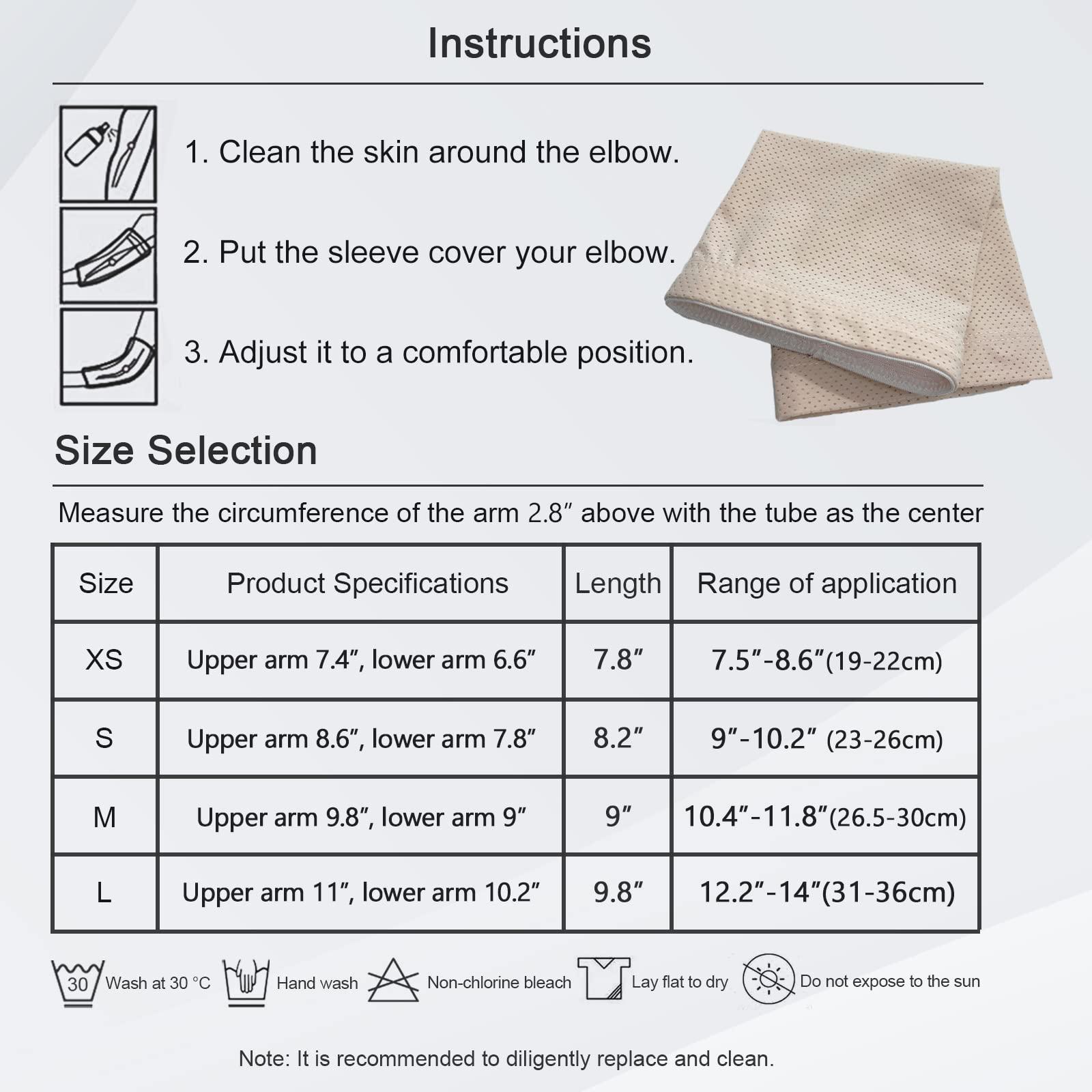 EDWERD Ultra-Soft PICC Line Cover - Adult PICC Sleeve Arm Nursing Cast Protector,Non-Slip, Breathable, Comfortable (XS)