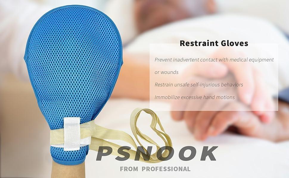 P S ASSOCIATES Dementia Restraint Gloves - Control Mitts Safety Hand Glove, Restraint Mitts, Dementia Products for elderly