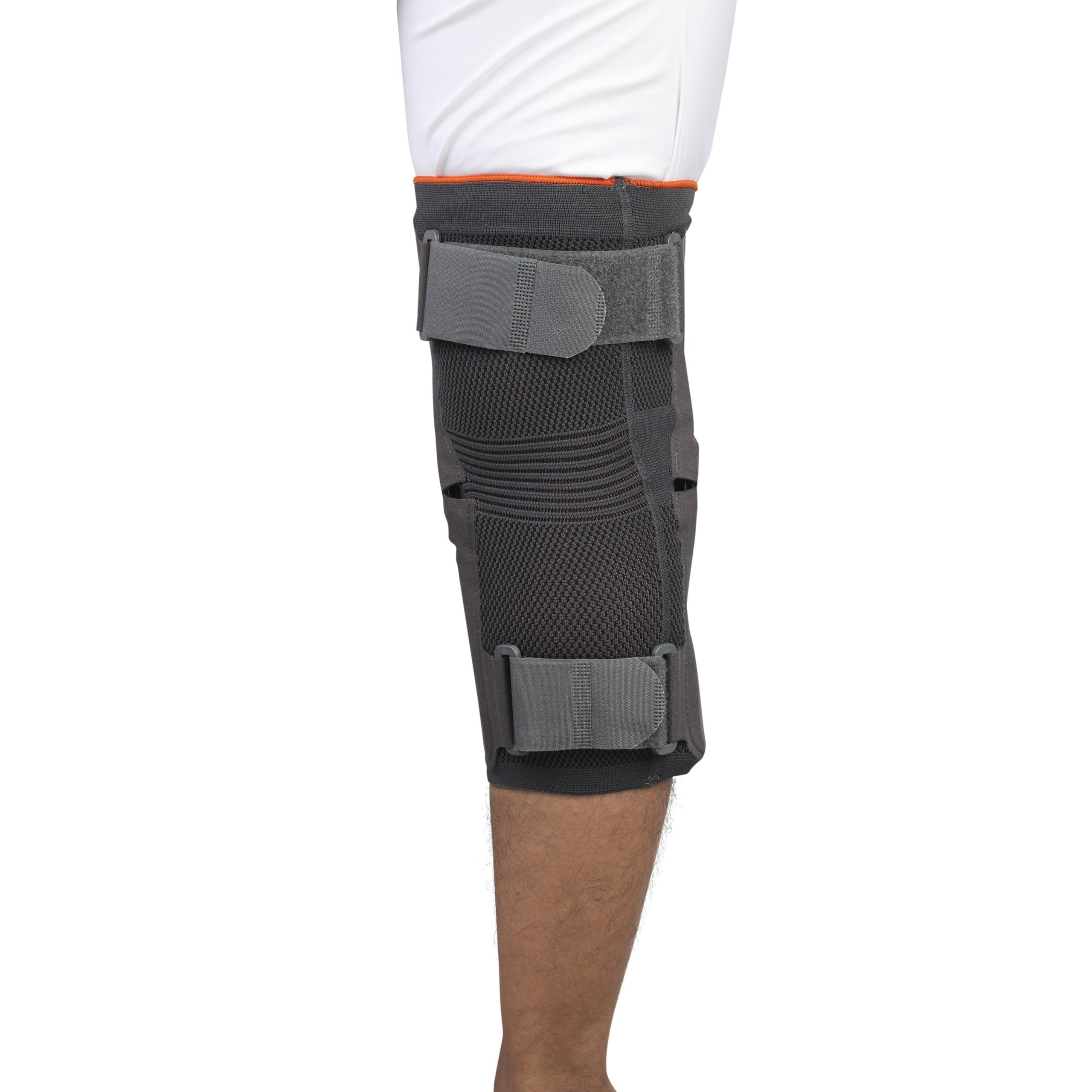 Dyna Dyna 3D Hinged Knee Brace (X Large Right, Grey)