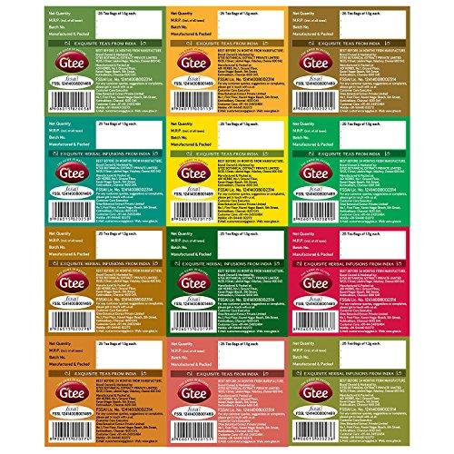 Gtee GTEE ALL VARIANTS, 25 Tea bags (Pack of 12)
