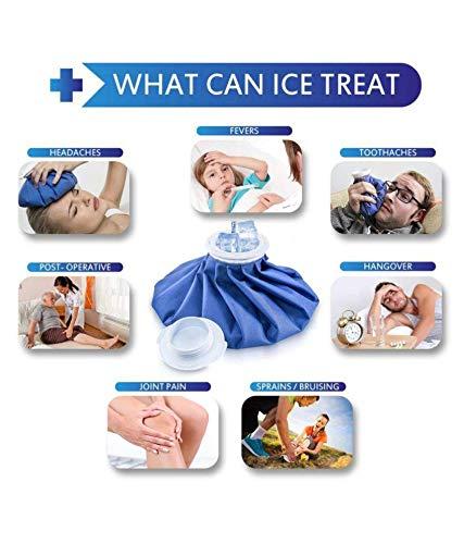 Shakuntla Round Shape Ice Bag/Hot Water Bag/Cool Pack used for First Aid, Sports Injury, Pain Relief, Cold Therapy