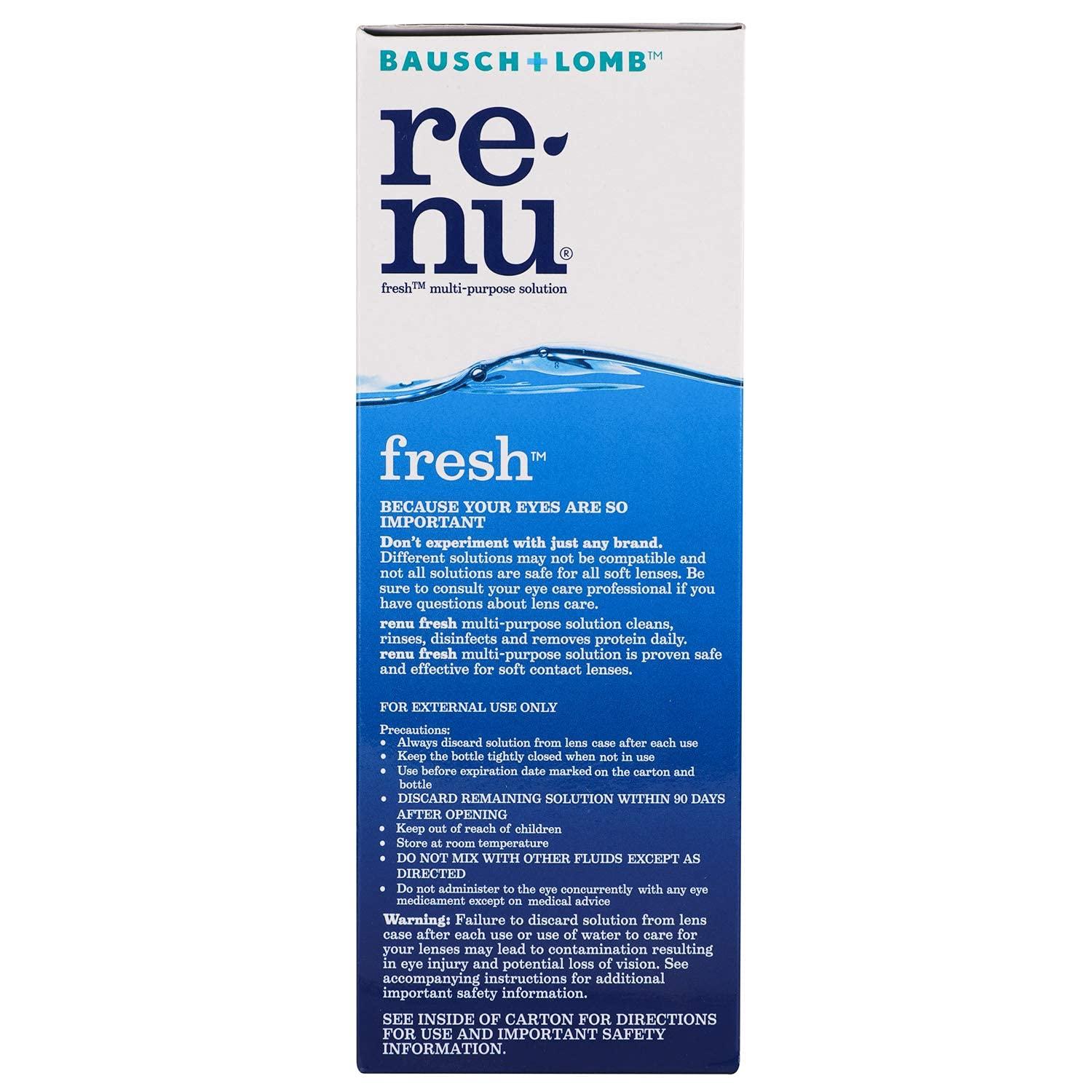 Bausch & Lomb Bausch & Lomb Renu Fresh Multi-Purpose 500ml Contact Lens Solution (Pack of 1)